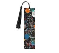 Math Formula Printed Bookmarks,Exquisite Wood Bookmarks,Bookmarks for Women - Ideal Gift for Book Lovers Black