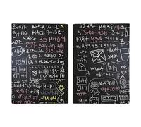 Math Formula Printed Passport Cover Case Passport Holder For Travel Passport Cards Protector Travel Covers Wallet Case RFID Blocking Leather Card Case for Women Men, Math Formula, 20.3x13.8cm, Modern