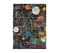 Math Formula Printed Wooden Puzzle 500 Piece, Cute Puzzle Game in Plastic Box for Family Entertainment and Brain Training Gifts