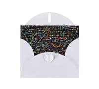 Math Formula Printing Holiday Love Buckle Pearl Paper Bulk With Envelopes Greeting, Thinking Of You Cards 4 X 6inch
