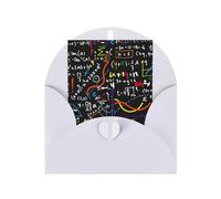 Math Formula Printing Holiday Love Buckle Pearl Paper Envelopes Greeting Vertical Thinking Of You Cards 6 X 4 Inch