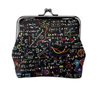 Math Formula Printing Minimalist Lightweight Wallet for School and Work Commutes,Concerts Travel Kit Wallet