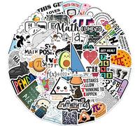 Math Formula Science Geek Graffiti Stickers, Decorate Your Luggage, Guitar, Skateboard, Water Bottle, Bike, Motorcycle, Notebook with Waterproof DIY Stickers - 50 Unique Patterns (Math)