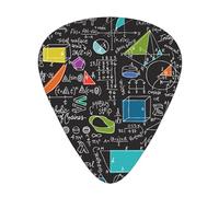 math formula Soundtrack Guitar Picks Bass Guitarist Plectrums Paddles for Playing Guitar 12 PCS