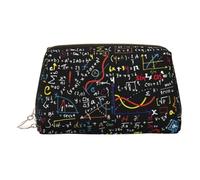 Math Formula Toiletry Pouch, Travel-Friendly Makeup Organizer for Makeup Brushes, Lipsticks