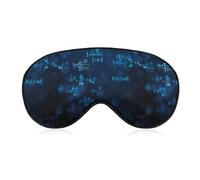 Math Formula Unisex Light-Blocking Eye Mask Sleep Mask Suitable for Naps at Home, in The Office, and on Airplanes