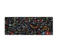 Math Formula Washable Keyboard Mat Oversized Desk Pad for Easy Cleaning and Enhanced Workspace