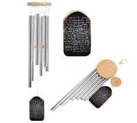 Math Formula Wind Chimes for Outside House Warming Gifts, Deep Tone Soothing Melodic Tones Windchimes, Memorial Wind Chime for Home Garden Decoration Aluminium Large Wind Chimes