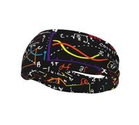 Math FormulaHair Bands for Men Woman Headband Running Headband Sweat Wicking Gym
