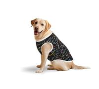 Math Formulaprint Large Pets Vest Breathable Sleeveless Tank Top Apparel Cozy Lightweight T-Shirt