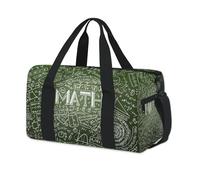 Math Formulas Sports Duffel Bag Math Physics Weekend Overnight Bag Tote Holdall Casual Travel Gym Duffel Bags for Kids Girls Boys Women Men