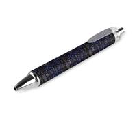 Math Formulas Starry Retractable Ballpoint Pen, Ultra Fine, 0.5mm, Black Ink, Unique Pattern Rollerball Pen Ball Point Pen for College Office Business Student Nurse, 1PCS