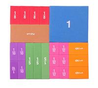 Math Fraction Cubes, Fraction Blocks for Math | Counting Fractions, Teaching, Learning Math, Toy, Improve Color Cognition, Apprentice Toy