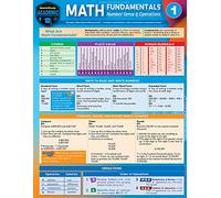 Math Fundamentals 1 - Number Sense & Operations: A Quickstudy Laminated Reference Guide