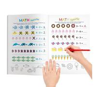 Math games for - 64 pages of fun and interactive activity book | Handling equipment for kindergarten - for class, home, playground, travel, parties and