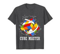 Math Geek Rubik's Cube T-Shirt, Men, Dark Heather Grey, XX-Large