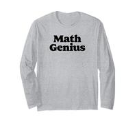 Math Genius Funny Joke Retro Long Sleeve T-Shirt