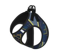 Math Geometry Calculus Printing Dog Summer Harness With Leash Set,Adjustable And Reflective Step-In Puppy Pet Vest Harnesses