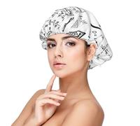 Math Geometry Geek Calculus,Adult's Satin Sleeping Cap - Women's Elastic Sleep Bonnet, Adjustable Overnight Hair Cover
