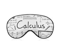 Math Geometry G alculus Eye Mask Soft Breathable Sleep Blindfold Adjustable Light Blocking Night Masks Zero Eye Pressure Sleeping Mask for Travel