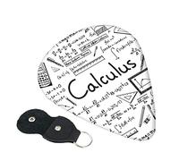 Math Geometry Geek Calculus Guitar Picks, 6 Pack Includes Thin(.46mm), Medium(.71mm) & Heavy Gauges(.96mm) Suitable For Guitar, Ukulele, Etc.