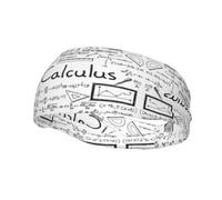Math Geometry Geek Calculus Headbands for Women Or Man - Sweat Band with Adjustable for Running, Yoga, Gym and Sports