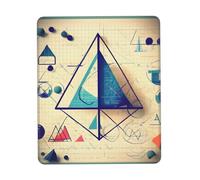 Math Geometry Geek Calculus Mouse Pad With Stitched Edge Non-Slip Rubber Base Washable Mouse Pads For Computers Laptop