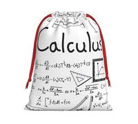 Math Geometry Geek Calculus Print Gift Drawstring Decor Bag For Holiday Party Favors Birthdays Anniversaries Pouch