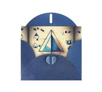 Math Geometry Geek Calculus print Greeting Cards - Thank-You Cards Party Invitation Cards for Festive Celebrations