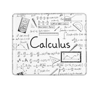 Math Geometry Geek Calculus Print Mouse Pad With Stitched Edge,Comfortable Mouse Pad With Non-Slip Rubber Base For Computer/Cafe/Home/Office