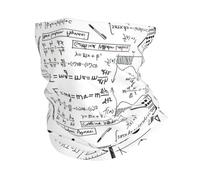 Math Geometry Geek Calculus Print Neck Gaiter For Men Women Ski Face Mask Winter Scarf Neck Warmer All Weather Warmer Face Mask