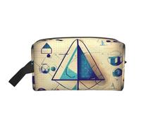 Math Geometry Geek Calculus Print Zipper Storage Bag, Travel Accessories, toiletries Bag, Portable toiletries Bag