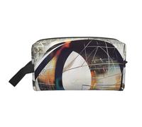 Math Geometry Geek Calculus Printed Makeup Bag Large Travel Cosmetic Bags Waterproof Cosmetic Case Toiletry Bag Organizer for Women Mom Girls
