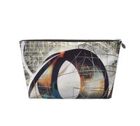 Math Geometry Geek Calculus Printed Travel Cosmetic Bags with Silver Zipper Makeup Organizer Cosmetic Case Toiletry Bag for Women Mom Girls