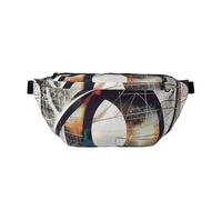 Math Geometry Geek Calculus Printed Waist Bag Adjustable Bum Bag Lightweight Travel Waist Fanny Pack Belt for Walking Cycling Hiking Travel