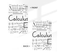 Math Geometry Geek Calculus Printing 10 Pcs Car Air Freshener Fragrant Sheets,Car Hanging Accessories With Strings For Decor