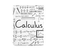 Math Geometry Geek Calculus, PU Leather Laptop Sleeve, Notebook Bag Laptop Case Sleeve Tablet Briefcase