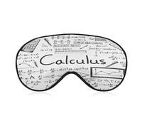 Math Geometry G alculus Sleep Mask Eye Mask for Sleeping Breathable Blackout Sleeping Masks with Adjustable Strap Soft Eye Cover Comfortable Blindfold Eyeshade for Night Sleeping Travel Nap