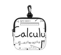 Math Geometry G alculus, Square Zipper Storage Bag, Neoprene Coin Purse, Small Wallets, Change Pouch, Change Purse