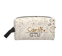 Math Geometry Geek Calculus Water-Resistant Travel Toiletry Organizer Bag, Large Capacity Portable Cosmetic Storage for Gym/Daily Essentials
