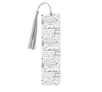 Math Geometry Geek Calculus Wooden Bookmark Perfect Decoration for Bookmarks Lovers Students Reading Book Club