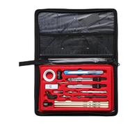 Math Geometry Set with Squares, Ruler, Metal Divider, Mechanical Drafting and Measuring Tool Advanced Drawing