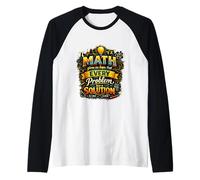 Math Gives Us Hope Every Problem Has A Solution Creative Fun Raglan Baseball Tee