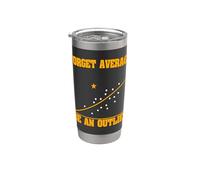 Math Graph Forget Average Be an Outlier Stainless Steel Insulated Tumbler
