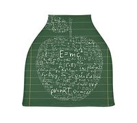 Math Green Art Stretchy Baby Car Seat Cover,Canopy Nursing Covers,Soft Breathable Windproof Scarf Changepad for Winter Infant Breastfeeding Boys