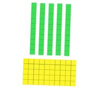 Math Help for Elementary School Ten Block Math Toys Fine Motor Skill Development Early Education Manipulatives Mat