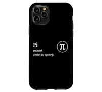 Math Humor Circles Big Ego Trip Pi Fun Definition Mathematic Case for iPhone 11 Pro