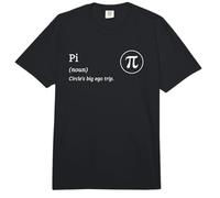 Math Humor Circles Big Ego Trip Pi Fun Definition Mathematic Comfort Colors Adult Heavyweight T-Shirt