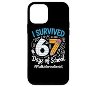 Math Interventionist Survived 67 Days Of School Humor Case for iPhone 12 mini