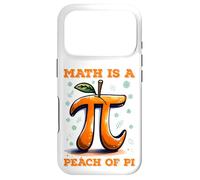 Math is a Peach of Pi Funny Pi Day Joke tee shirts for women Case for iPhone 17 Pro